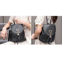 Mochila Mini De Mujer Moda PU Cuero Pequeña Con Cordón Estilo Casual Para Estudiantes Bolsa De Libros Colorido Dibujos Animados - details 10
