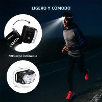 Linterna Frontal LED Recargable USB 2000 Lumen Con Sensor De Movimiento Impermeable Para Camping Y Pesca Luz De Mano Exterior - details 7