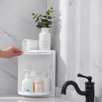 Estantería giratoria de 360 grados para baño, estante de esquina para inodoro y cocina, armario de almacenamiento multicapa - details 6