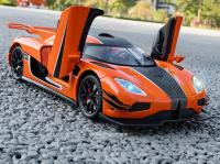 Coche De Juguetes Miniatura 1:24 Con Puertas Abiertas Y Función Retroceso Para Niños Coche Deportivo De Aleación Durable Regalo Ideal Para Niños Mayores De 3 Años - details 0