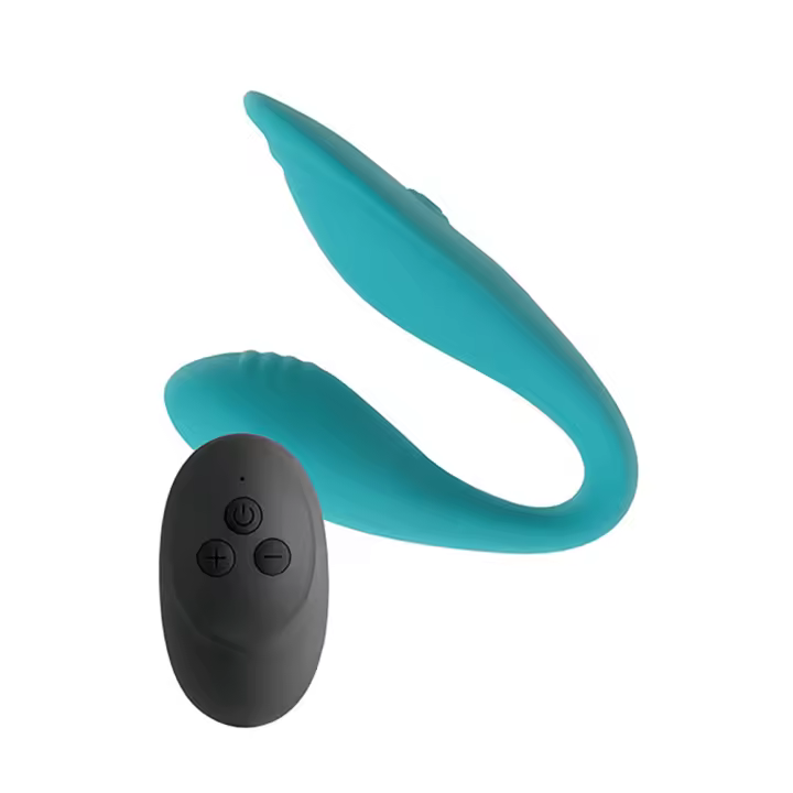 Vibrador Doble Mujer y Pareja Modelo Delight Color Negro Juguetes Sexuales Consolador - 1