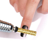 Broca De Uñas De Carburo De Tungsteno Con Gran Barra De Acero Para Manicura Eliminación Aguda De Gel De Uñas Cabeza De Molienda - details 0