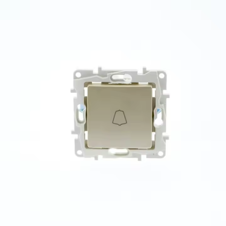 Barcelona LED Mecanismo tecla pulsador empotrable con campana para timbre - 1