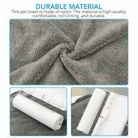 Toalla De Baño Para Perros Grandes Super Absorbente Y De Secado Rápido Microfibra Algodón 100% Suministros Para Gatos Y Perros - details 5