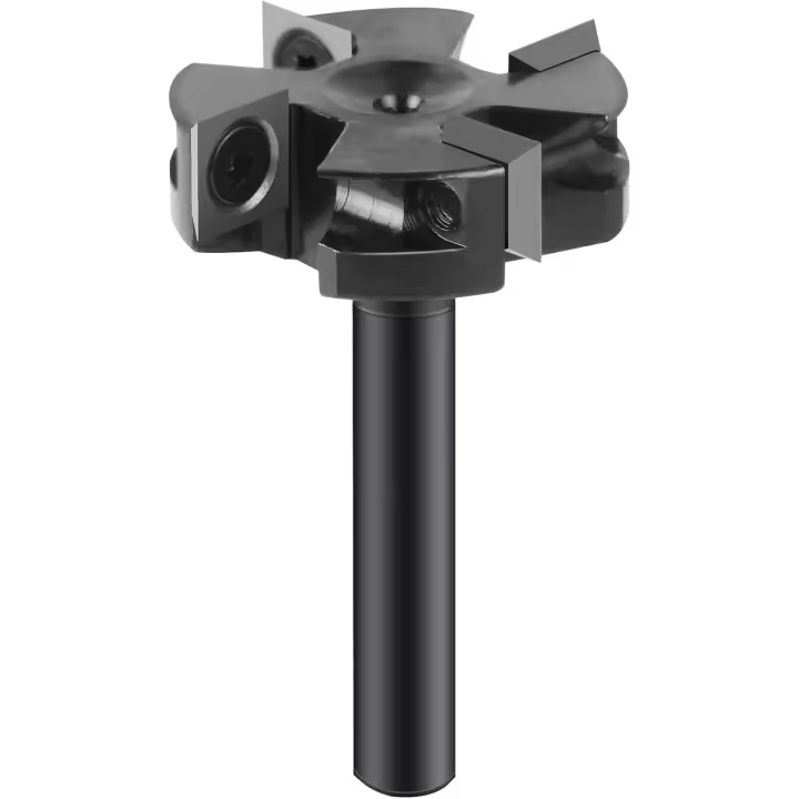 Fresa - vástago 8 mm - diámetro 40 mm - Fresa planeadora de 4 alas - ELIAUK - 1
