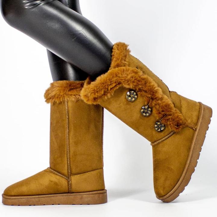 Botas Altas Térmicas de Pelo Suave Cómodas  - Le Coté Chic