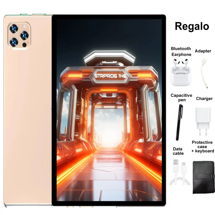 Versión Global, Nueva Red, 20000mAh, Tablet Android 2025, 16GB + 1TB, 10,1 Pulgadas, 14 Núcleos, Android 13,0, Wifi - 1