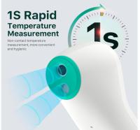 Termómetro Femometer para la fiebre sin contacto para bebés y adultos, termómetro digital de frente por infrarrojos con lectura instantánea, lectura precisa, alarma de fiebre. Blanco. ( Envase abierto ) - details 1