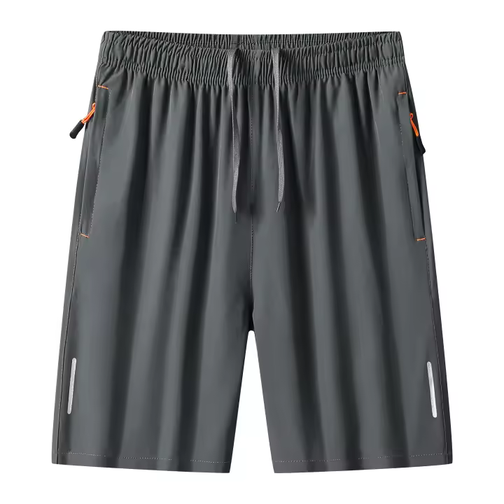 Shorts Deportivos De Verano Para Hombres Ligeros Y Secado Rápido Estilo Casual Transpirables Y Elásticos Para Actividades Al Aire Libre Y Fitness - 1