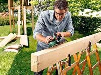 Bosch PHO 2000 - Cuchilla cepilladora, caja de cartón (680 W, ancho de cepillado 82 mm, profundidad de corte 0-2.0 mm, profundidad de rebaja 0-8 mm) + Cuchillas reversibles rectas HM 30º - details 2