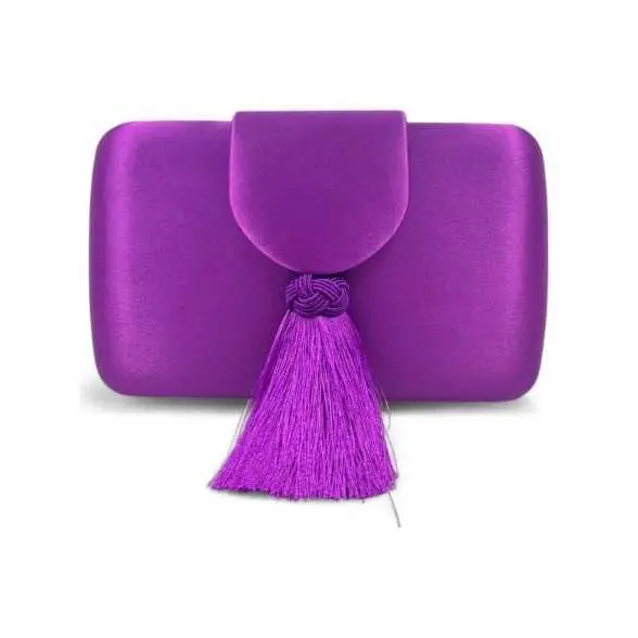 Clutch de fiesta raso buganvilla 130673 - 1