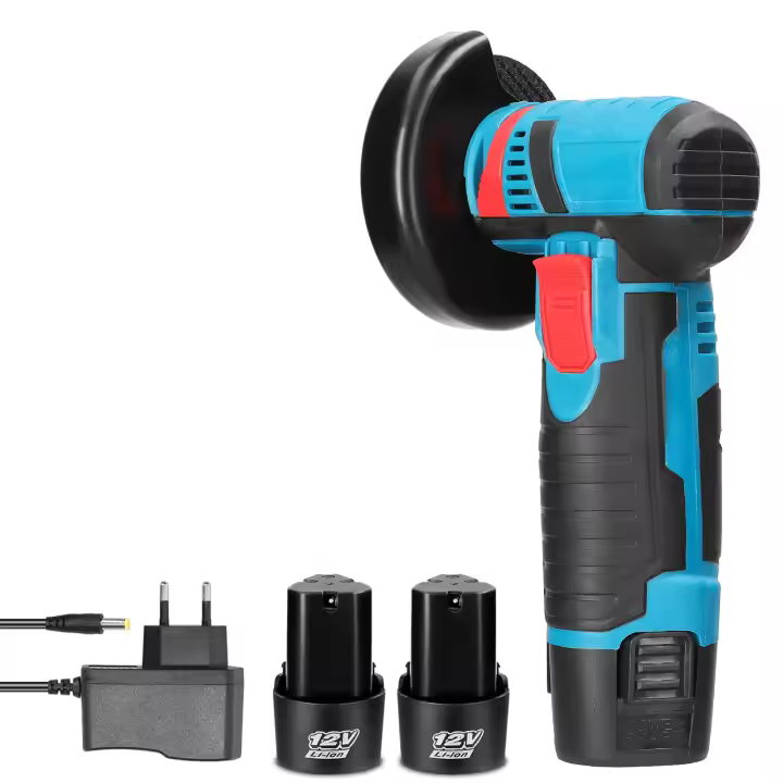12V Mini Angle Grinder Household Rechargeable 19500RPM Cutting Machine Polishing Machine Electric Grinder Polishing Machine Power Tools - 1