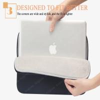 Estuche Suave Para Laptop De 11-15.6 Pulgadas Bolsa Para Computadora Para Viajes De Negocios Compatible Con Macbook Air pro Xiaomi Lenovo HP Dell - details 15