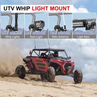 Soporte De Antena Y Bandera LED Para UTV Y ATV Montaje Para Barra De Rollo RZR 900 1000 XP pro Commander Material De Aluminio Fuerte - details 0