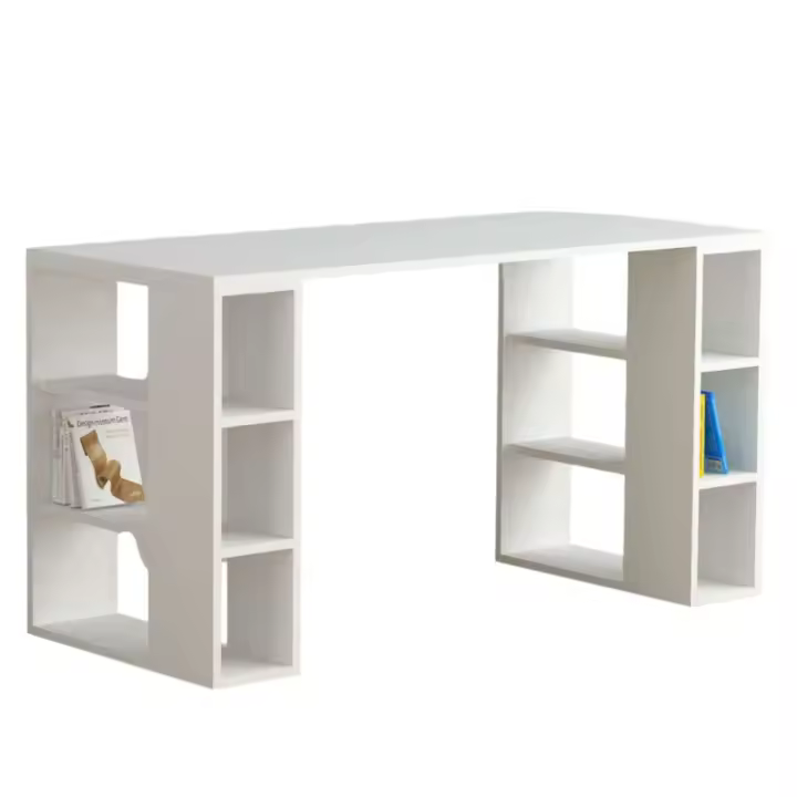 Mesa Escritorio Colmena Blanco 140x75x60cm Oficina - 1