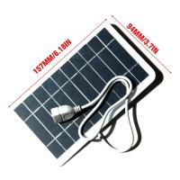 Cargador Solar USB 5V 2W Panel Solar Con Carga USB Segura Estabilizada Para Teléfono Móvil Y Camping - details 3