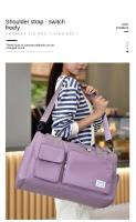 Bolsa De Viaje UNIXINU Para Mujer Con Compartment Para Zapatos Gran Capacidad Weekender Deporte Y Fitness Bolsa De Mano Casual - details 8