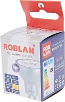 LAMPARA LED ROBLAN GU10 3000K 5W 535 LÚMENES .bombilla bajo consumo, bombilla led gu10, bombilla halógena led, fiable y garantía de fabricante, bombilla para aro halógeno, bombilla eficiente y duradera - details 0