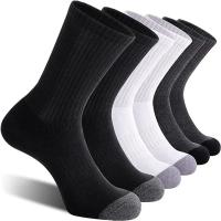 10 Pares De Calcetines De Algodón Para Hombres Talla Grande EUR 39-47 Calcetines Deportivos De Cuello Alto Para Correr Fútbol Y Soccer Calcetines De Atletismo En Blanco Y Negro - details 3