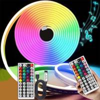 Luces Neón RGB FLEXIBLE Y Impermeables Para Decoración Interior De Hogar LED Para Dormitorio Cocina DC Certificación CE ROHS - details 6