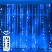 Guirnalda De Luces LED Para Ventanas 6x3M/3x3m Con Control Remoto Y Alimentación USB Decoración Navideña Para Hogar Y Jardín - details 2