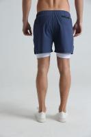 Nuevos Shorts De Verano Para Hombre Doble Capa Gimnasio Deportivo Secado Rápido Entrenamiento 2 En 1 Multibolsillos Pantalones De Correr - details 4
