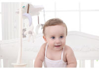 Conejo de peluche con forma de estrella de cinco puntas para bebé, oso giratorio, campana de noche musical, caja de música, campana de cama, juguete para cama de bebé - details 3