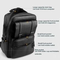 Mochipa minimalist de cuero para hombre, Bolso de Orden impermeable para Viajes de Negocios y Viajes, 40x28x18cm - details 4