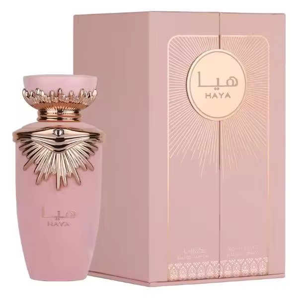 Perfume Haya de Lattafa 100ML | Fragancia lujosa y duradera para mujeres | Perfume de alta calidad | Aroma exquisito de Lattafa | Fragancia irresistiblemente encantadora | Perfume español 100ML - 1