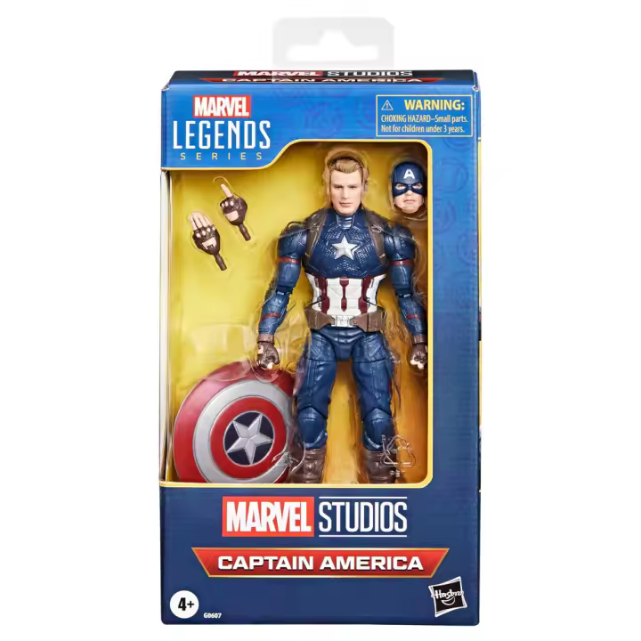 Figura Capitan America Vengadores Avengers: Endgame Marvel Legends Series 15cmFigura  Coleccionable - Idea de Regalo- Mercancia Oficial - Juguetes para Niños y Adultos - Movies Fans - Muñeco para Coleccionistas y Exposición - 1