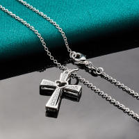 URMYLADY-collar con colgante de cruz de plata de ley 925, joyería de moda - details 4