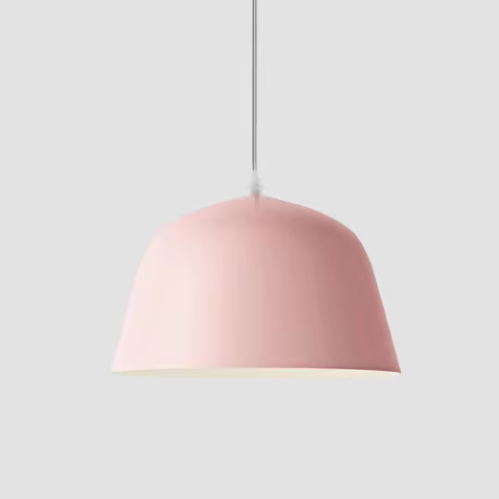 Guli Lámpara Colgante de Techo en Metal Negro Mate con Casquillo E27 - Iluminación Cálida y Fácil Instalación - 1
