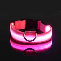 Correa De Noche Con LED BOOTEELY Para Perros En Nylon Seguridad Brilla Al Aire Libre Collar Luminoso Fluorescente Para Mascotas - details 11