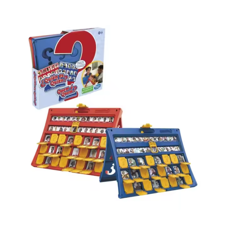 Juego de Mesa Hasbro ¿quién Es Quién? - Juego de Adivinar Personajes - 2 Tableros de Juego - 1