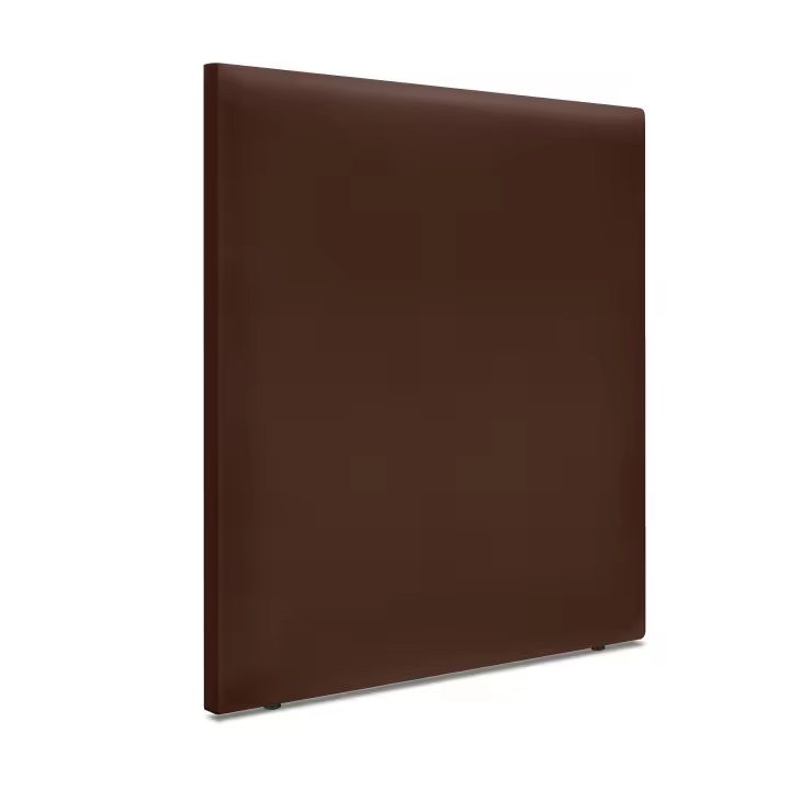 DHOME Cabecero de Polipiel o Tela Aqualine Liso Hasta el Suelo Cabeceros Cabezal Tapizado Cama (Chocolate Polipiel) - 1