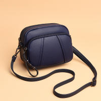 Bolso De Hombro Crossbody Para Mujer En PU Suave Con Cierre De Cremallera Y Detalles De Acero Inoxidable Estilo Fashion Solid Color - details 3