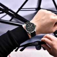 Reloj De Pulsera De Cuarzo Para Hombre PAGANI DESIGN 2024 Lujo Casual Resistente Al Agua 100M Cristal De Zafiro Acero Inoxidable VK63 Con Marcadores Arábigos Y Luz Trasera - details 7