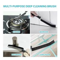 Cepillo De Limpieza Para Ranuras Con Pincel Duro Herramienta De Limpieza Para Baño Y Cocina Con Pincel Angulado Rígido Para Limpieza General - details 2