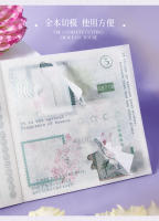 Yoofun 20pcs Etiquetas De Estación Con Pétalos Y Papel Washi Para Regalos Tarjetas De Diario Scrapbooking Decoración De Cuaderno - details 5