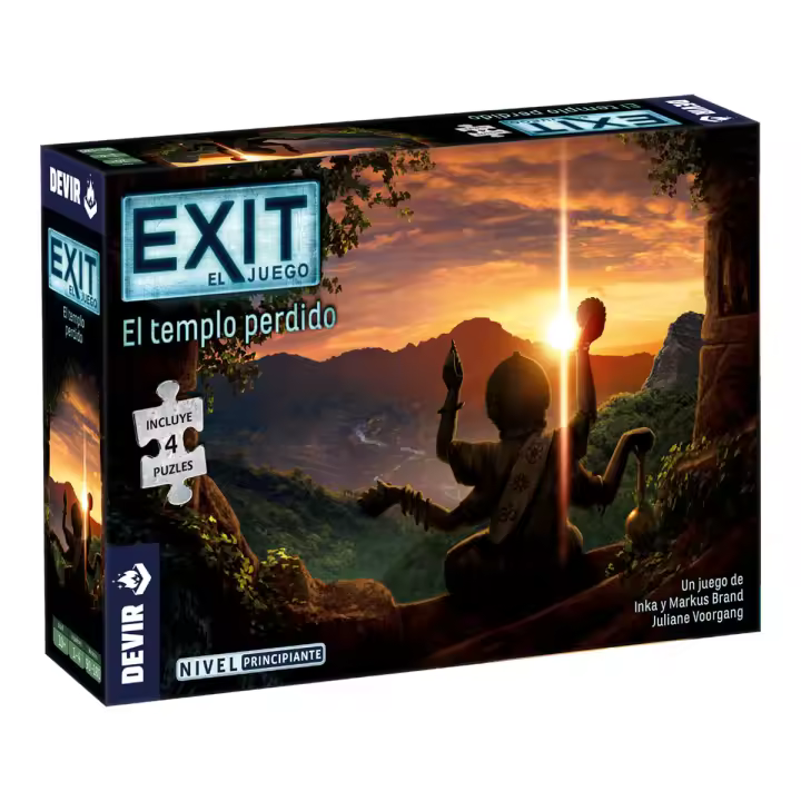 Exit - El templo perdido Escape room Juegos de mesa Devir - 1