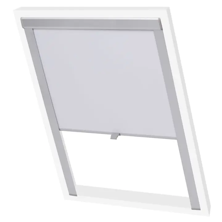 vidaXL Persiana opaca enrollable blanco S06/606 - 1