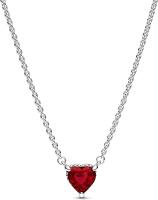 PANDORA Timeless Joyería con diseño de corazón centeleante con Cristales en color Rojo Cereza Jubileo - details 3
