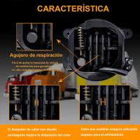 Par De Luces De Niebla Redondas LED De 3.5 Pulgadas Con Halo Amarillo Y Blanco Para Lada Priora Y Automóviles De Rusia Gazelle - details 6