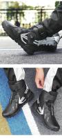Botas De Motocicleta Impermeables Y Antideslizantes De Fibra Ultrafina Para Hombres Y Mujeres Protección Resistente Al Desgaste Para Viajes En Motocicleta - details 13