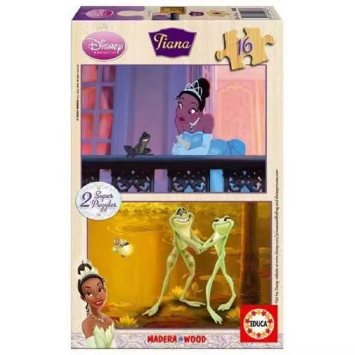 Puzzle 16 piezas Princesa Tiana Disney de Madera Disney - 1