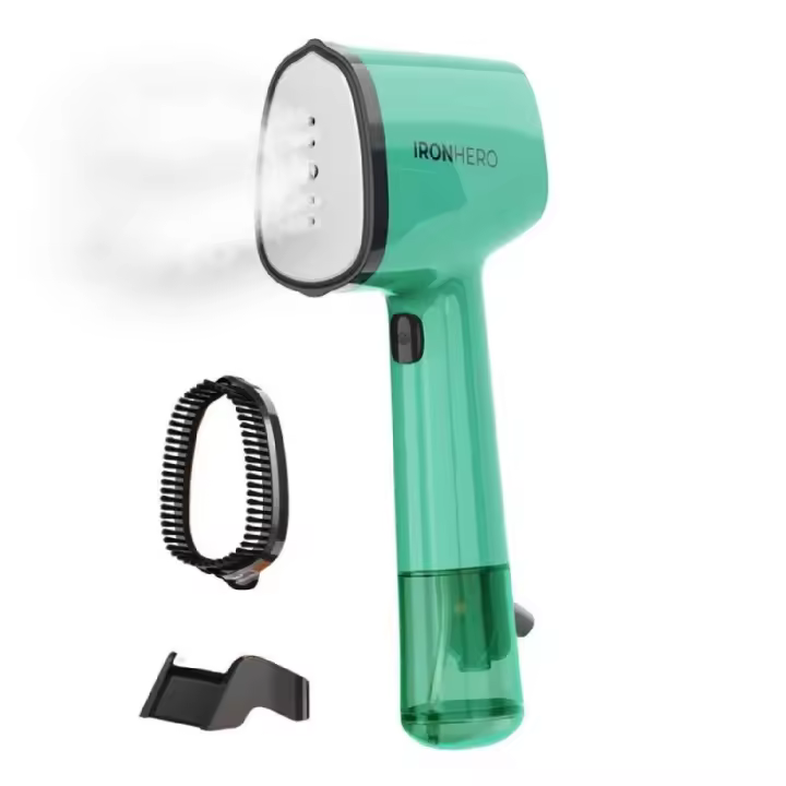 Cecotec Plancha Vertical Suela Cerámica IronHero V-1500 Essential Green, Potencia 1500 W, Vapor continuo 25g/min - 1