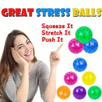 Paquete de 10 pelotas antiestrés con cuentas de agua de colores - details 2