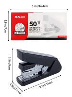 M&G 12# Clavadora De Escritorio Portátil Y Duradera Para 50 Hojas Negro/Blanco Suministro De Escritorio Tipo De Negocios - details 7