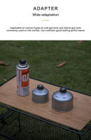 CUBREPIEZAS DE GAS LONJUCA CAMPINGMOON Con Anillo Colgante Y Absorción Magnética Fuerte Cubierta Protectora De Carta Material De Aluminio - details 2