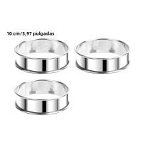 3pcs Anillos De Hornear De Acero Inoxidable No Adherente Molde Para Muffin Y Crumpet Versátiles Para Tartas Y Pasteles Herramientas Para La Cocienda - details 8